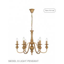 TELBIX-SIEDEL 6 LIGHT PENDANT